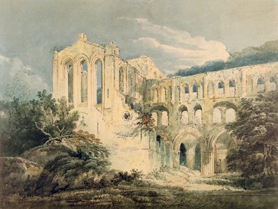 Abbaye de Rievaulx, Yorkshire, 1798 - Thomas Girtin